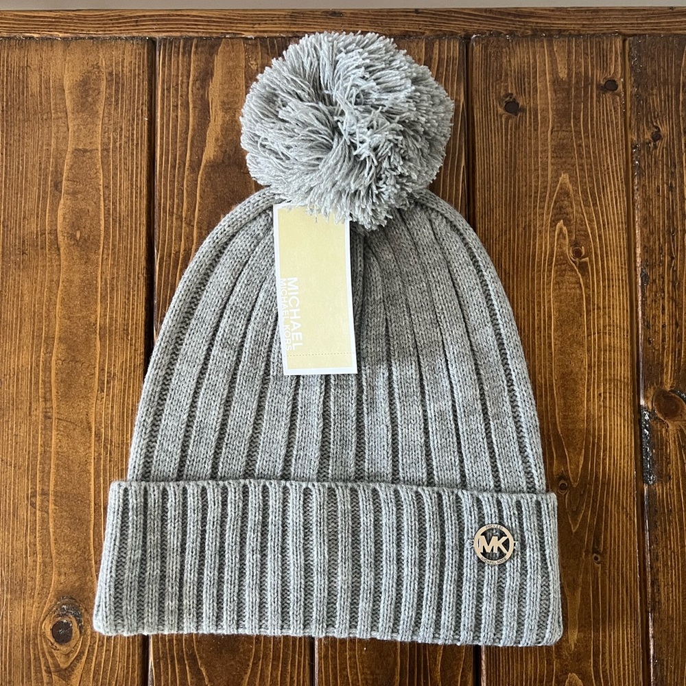 Michael Kors Beanie Gray Fall Winter Hat